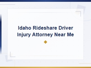 Idaho Rideshare Driver Injury Attorney Near Me | Local Legal Help